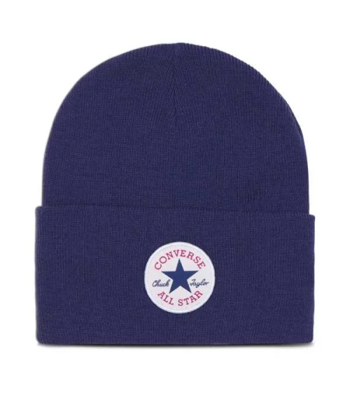 Converse knitted beanie with cuff and logo