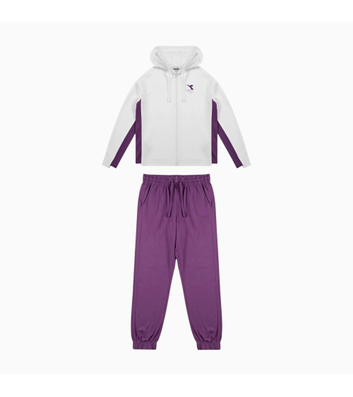Chándal Diadora con Capucha y Cremallera