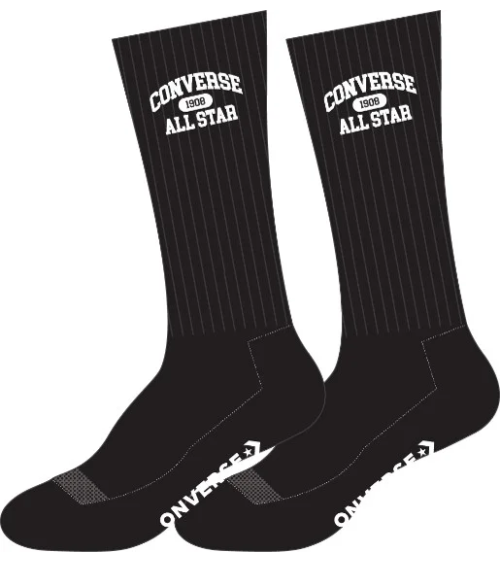 Converse crew socks with stripes
