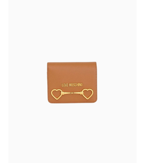 Love Moschino portafogli con zip e cuore