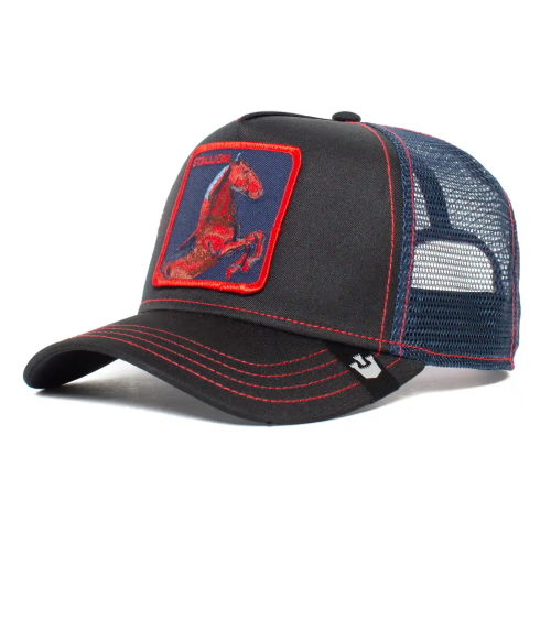 Goorin Bros trucker hat Stallion horse