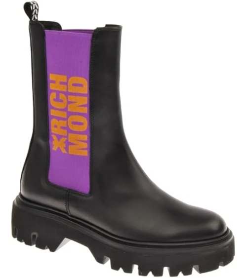 John Richmond Stiefel mit hoher Sohle