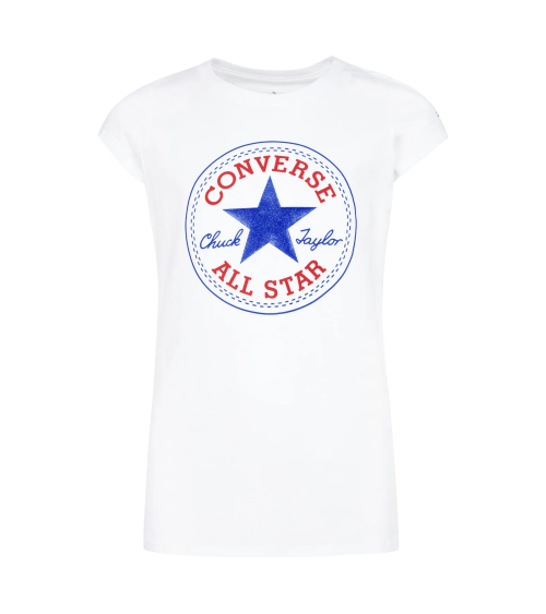 T-shirt Converse con logo frontale