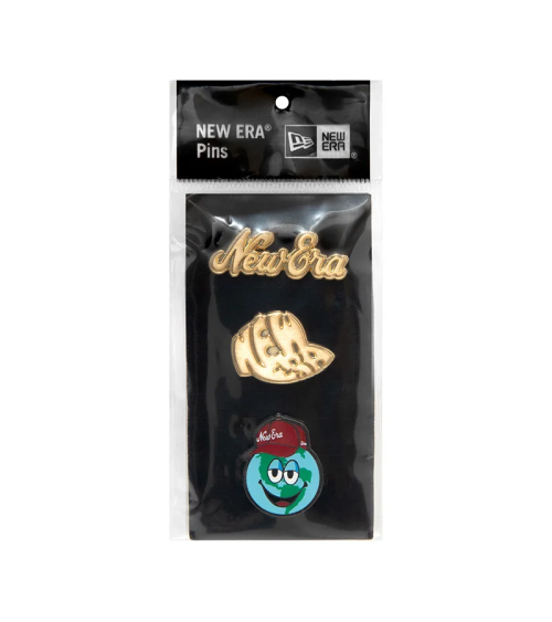 New Era Pins-Set Mütze und Figur