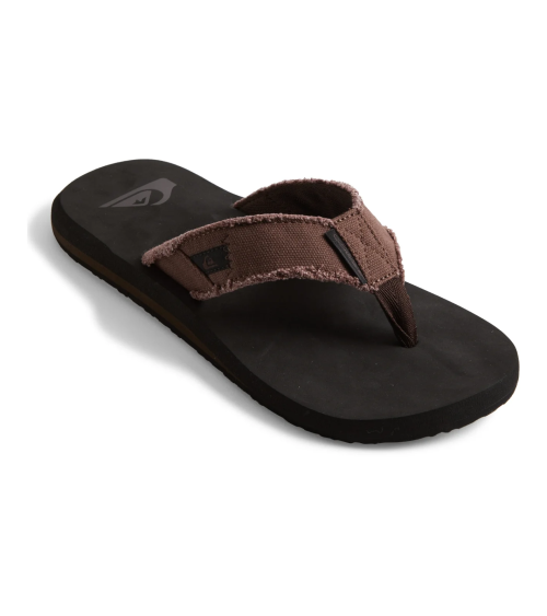 Quiksilver Monkey Abyss tongs en toile et caoutchouc