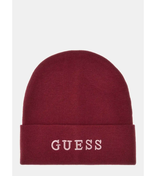 Guess berretto classico con logo ricamato