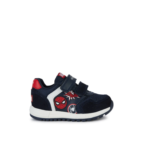 Geox baskets basses Spiderman enfant avec velcro