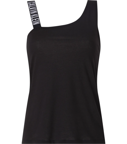 Calvin Klein canotta asimmetrica con logo